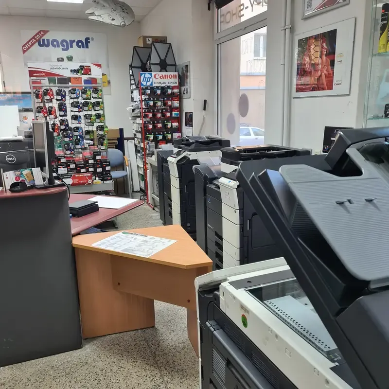 Wnętrze punktu 7minut.pl przy ul. Staszica 7/9 lok. U4 w Warszawie